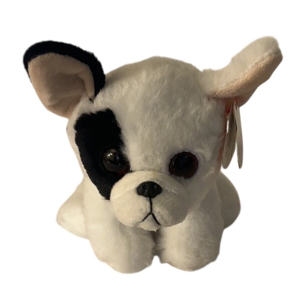 Ty Beanie Babies Marcel French Bulldog VelveTy 6-inch Dog Plush Retired 6"